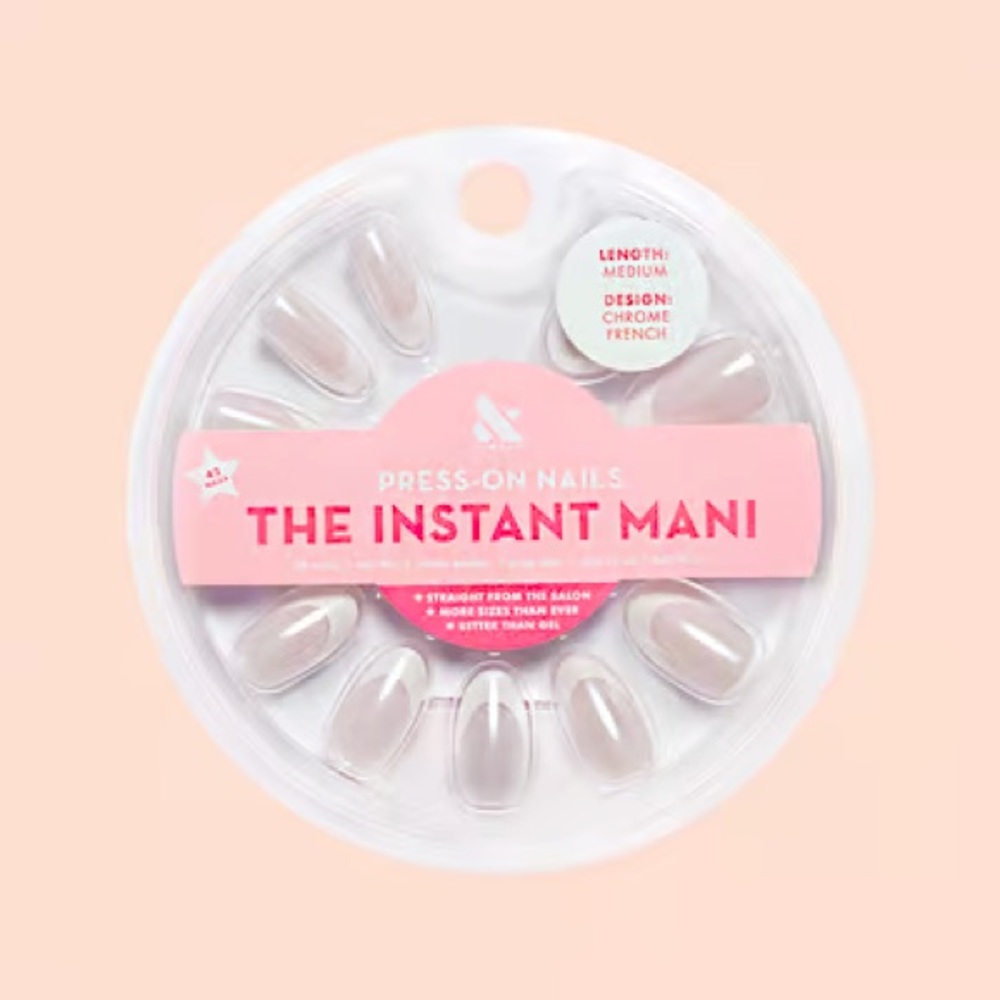 Chrome French The Instant Mani Press-On Nails